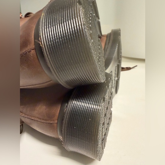 Dr. Martens Doc Aimilita Military Style Boots Dark Brown Ribbon Laces NWOT US 6 - Picture 7 of 10